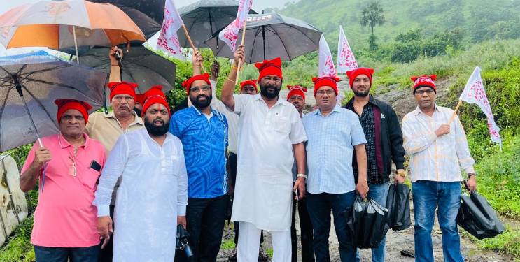 विमानतळाला दिबांच्या नावासाठी सरकारला डोंगरावरुन हाक