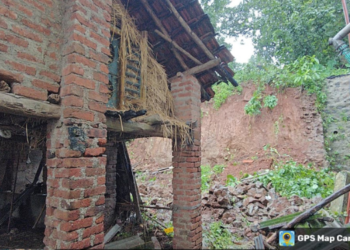 मिठेखार येथे घरावर कोसळली दरड; वृद्ध महिलेचा मृत्यू