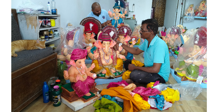 बाप्पाच्या स्वागताची तयारी सुरु