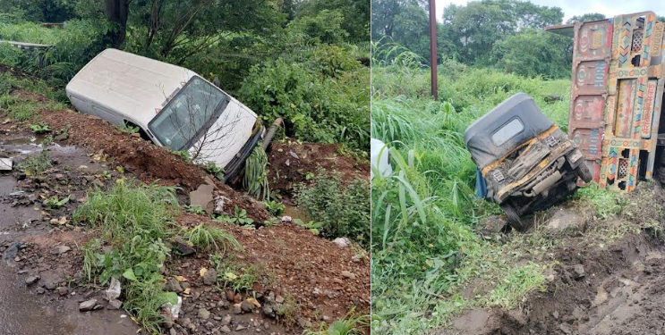 जुना मुंबई-पुणे महामार्गावर अपघात; रिक्षा, कारसह अनेक वाहनांचा चुराडा