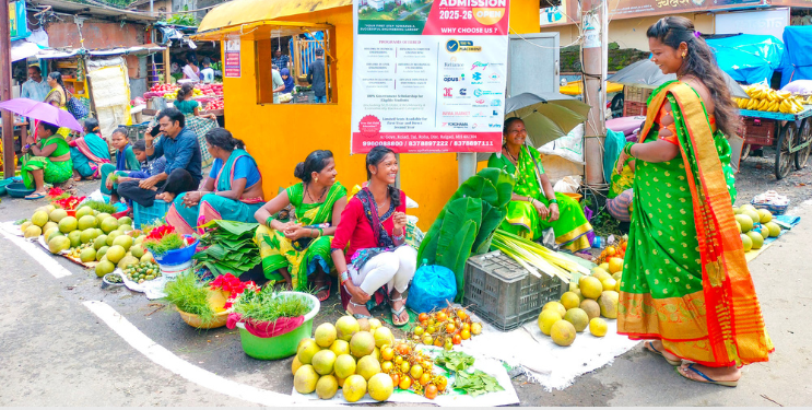 मुरुड शहरात गौरी आगमनाची लगबग; बाजारपेठ सजल्या