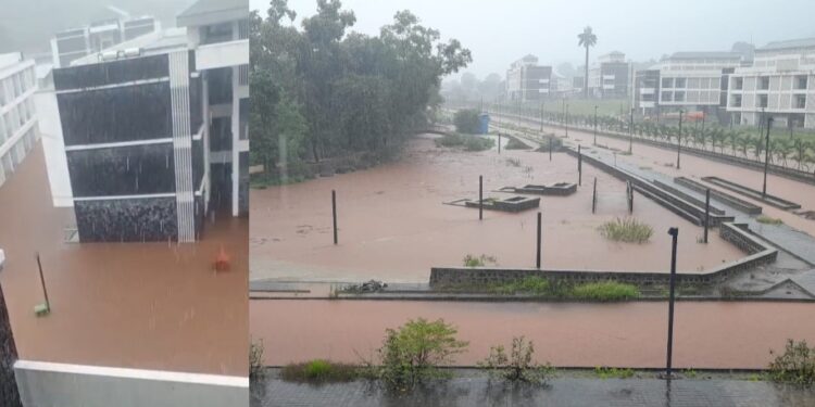 रिलायन्सची कॉलनी पाण्यात