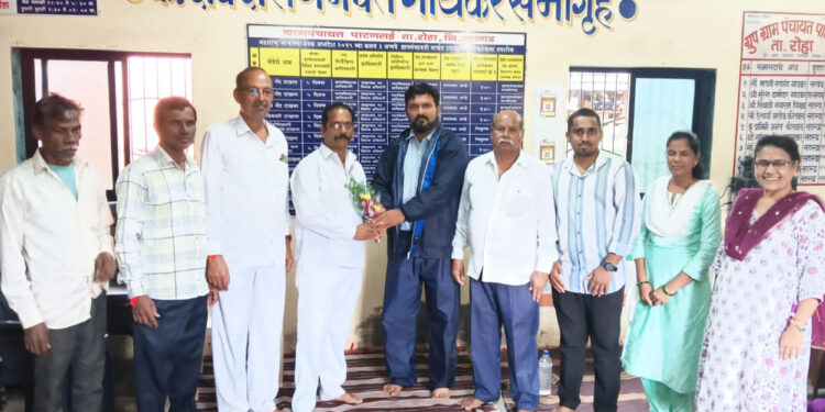 तंटामुक्त गाव समितीच्या अध्यक्षपदी मोतीराम गायकर