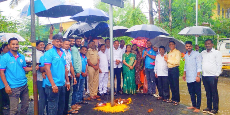 मुशेतमध्ये सीसीटीव्हीचे उद्घाटन