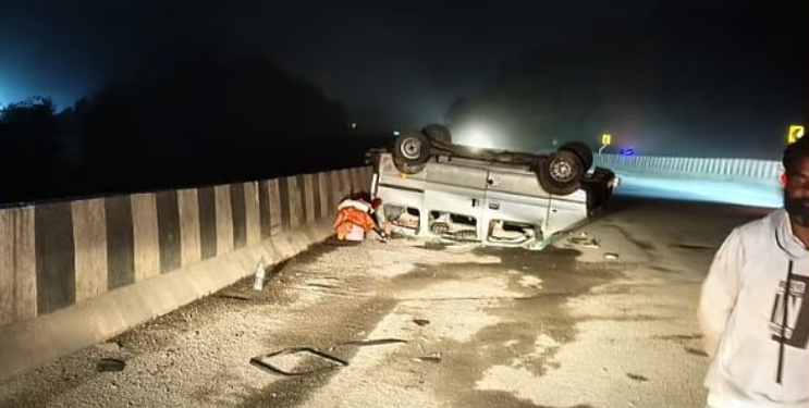 मुंबई- गोवा महामार्गावरील कशेडी घाटात भीषण अपघात; एकाचा मृत्यू