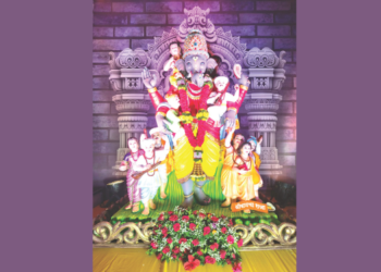 साखरचौथच्या गणरायाची स्थापना