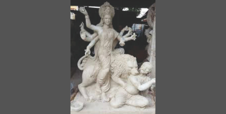 मूर्तीकारांना नवरात्रोत्सवाचे वेध