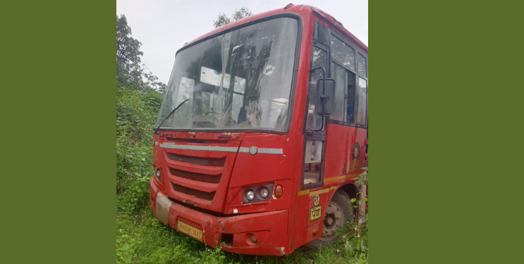 महागाव–पाली एस.टी. बसचा ब्रेक फेल