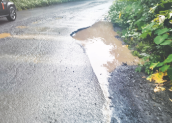 वाळंजवाडीच्या वळणावरची साईडपट्टी जीवघेणी