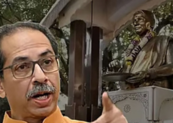 मीनाताई ठाकरेंच्या पुतळ्यावर रंगफेक