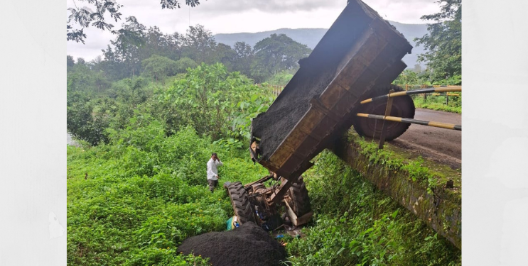 ट्रॅक्टरच्या अपघातात एकाचा मृत्यू