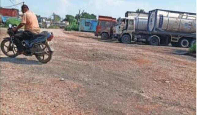 जासई-खारकोपर मार्गाची दुरवस्था