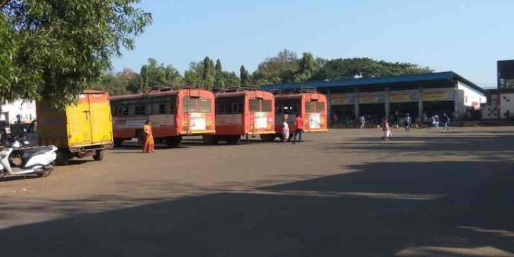 गुहागर एसटी डेपोचा गलथान कारभार