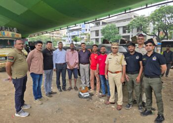 पनवेल शहर पोलिसांनी केला गांजा हस्तगत