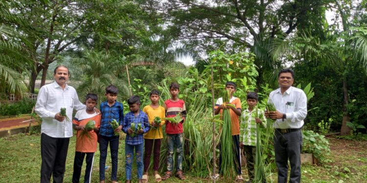 विद्यार्थ्यांनी घेतला खरेदी- विक्रीचा अनुभव