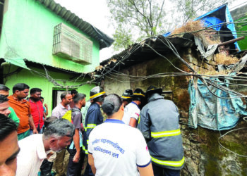 पनवेलमध्ये सिलिंडरला आग