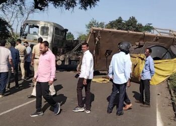 जुन्या मुंबई- पुणे रस्त्यावर भीषण अपघात; एकाचा मृत्यू