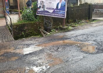 पाली शहरात पाण्याची गळती