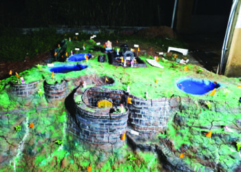 पालीत रायगड किल्ल्याची हुबेहूब प्रतिकृती