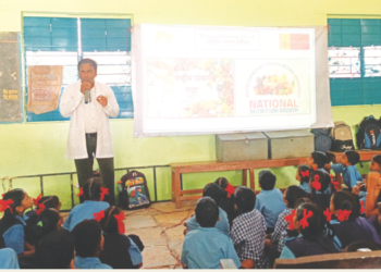 कर्जतमध्ये राष्ट्रीय पोषण महिना साजरा