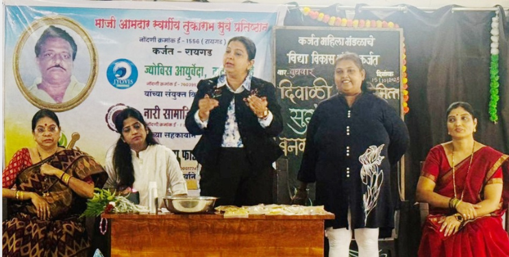 विद्यार्थ्यांना दिले उटणे बनविण्याचे धडे