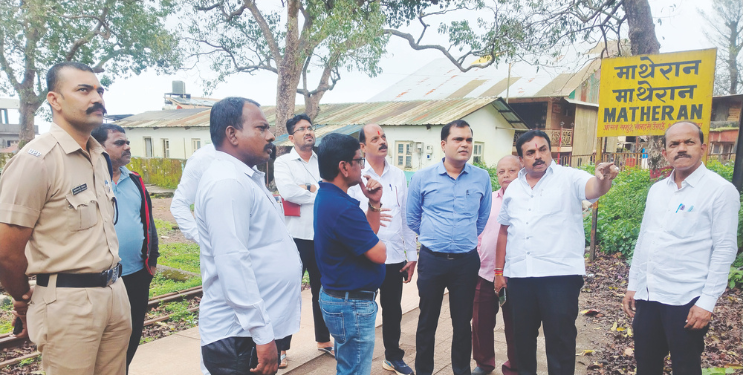 माथेरान स्टेशन व्यवस्थापन कमिटीची बैठक