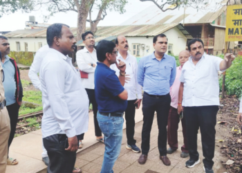 माथेरान व्यवस्थापन समितीचा पाहणी दौरा