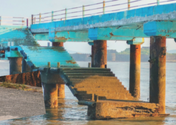 खोरा बंदर रस्त्याचे काम निकृष्ट