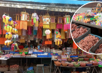 चिपळूण बाजारपेठ दिवाळी सणानिमित्त सजली