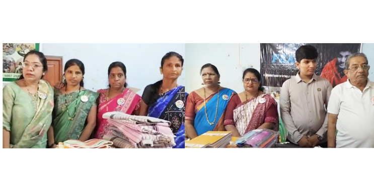 आदिवासींना दिवाळी साहित्याची भेट