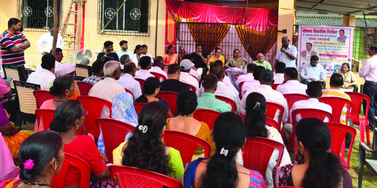 महालुंगे येथे मोफत आरोग्य शिबीर