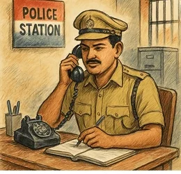 फेक कॉल प्रकरणात पोलीस अधिकारी रडारवर