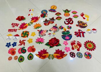 रेडिमेड रांगोळी डिझाइन्सकडे महिलांचा कल