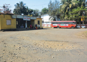 रेवदंडा बसस्थानकाची दुरवस्था