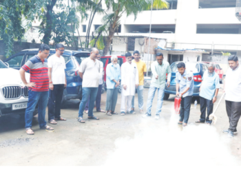 कामोठ्यात फायर सेफ्टीबाबत जनजागृती