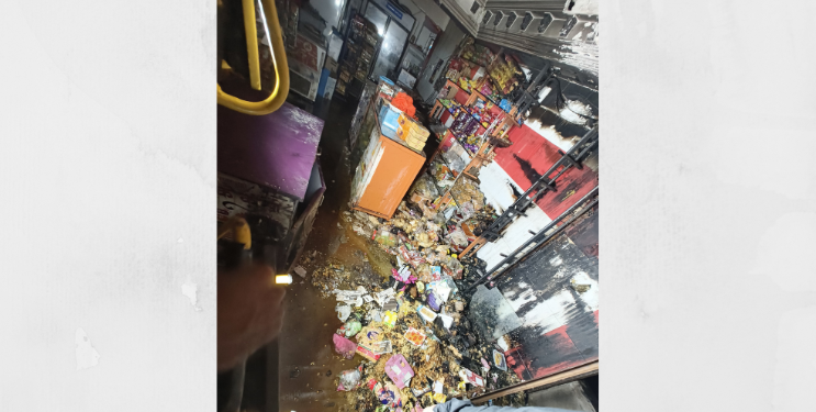 महाडमधील महालक्ष्मी बेकरीला आग