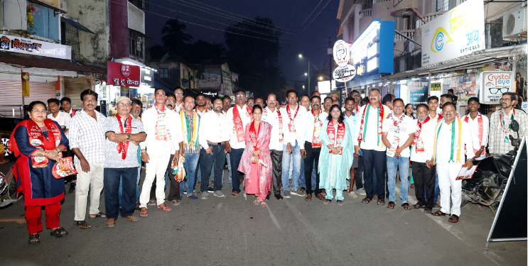 प्रभाग पाचमध्ये जोरदार प्रचार