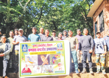 फणसाड अभयारण्यात पक्षी निरीक्षण