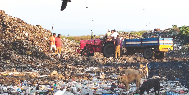 अलिबाग शहरातील कचरा भूमीवरून वाद