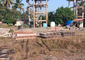 तळा हायस्कूलच्या मैदानाची दुरवस्था