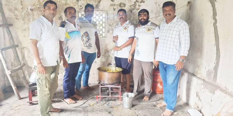 चौलनगरीत दत्त पौर्णिमा ग्रुपचा महाप्रसाद सोहळा