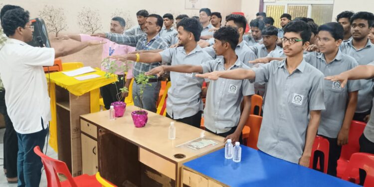 तंबाखूमुक्ती युवा अभियान अंतर्गत जनजागृती