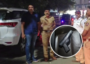 फॉर्च्युनर कारमध्ये सापडले पिस्तूल