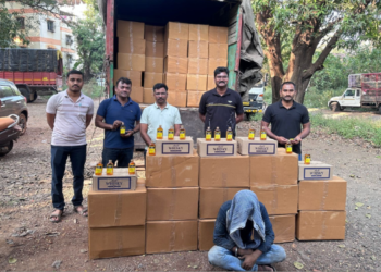 महाड तालुक्यात गोवा बनावटीची दारु जप्त