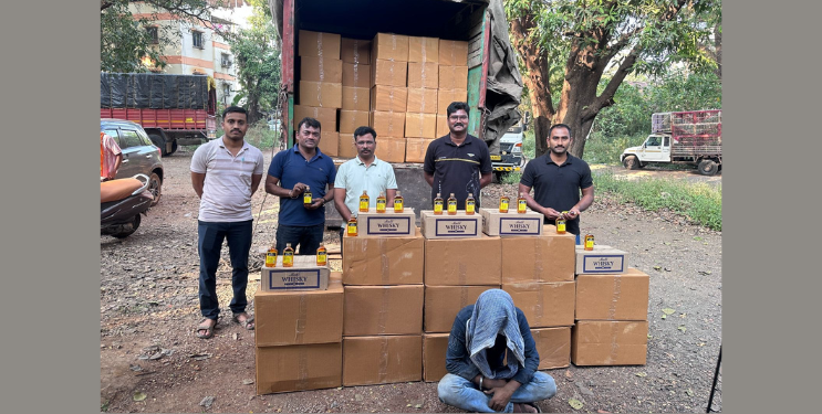 महाड तालुक्यात गोवा बनावटीची दारु जप्त