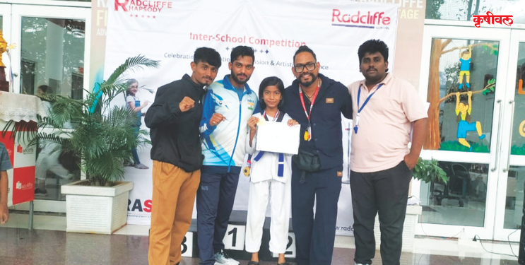 अद्विकाची तायक्वांदो स्पर्धेत सुवर्ण कामगिरी