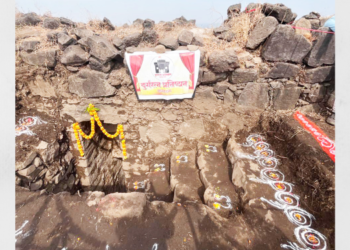 ऐतिहासिक तळगडावर सापडला चोर दरवाजा