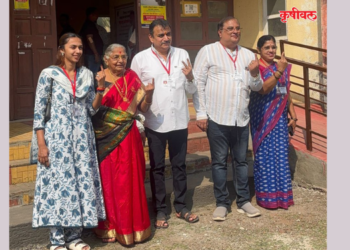 प्रशांत नाईक यांच्यासह अनेकांनी केले मतदान