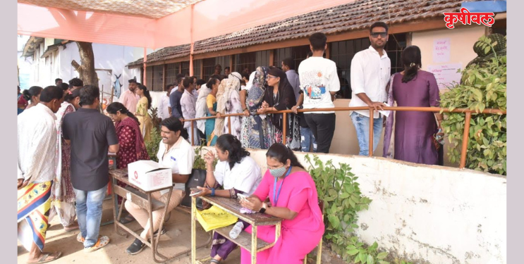 चार तासात 23.96 टक्के मतदान