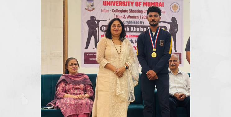 नेमबाजी स्पर्धेसाठी गौरवची निवड